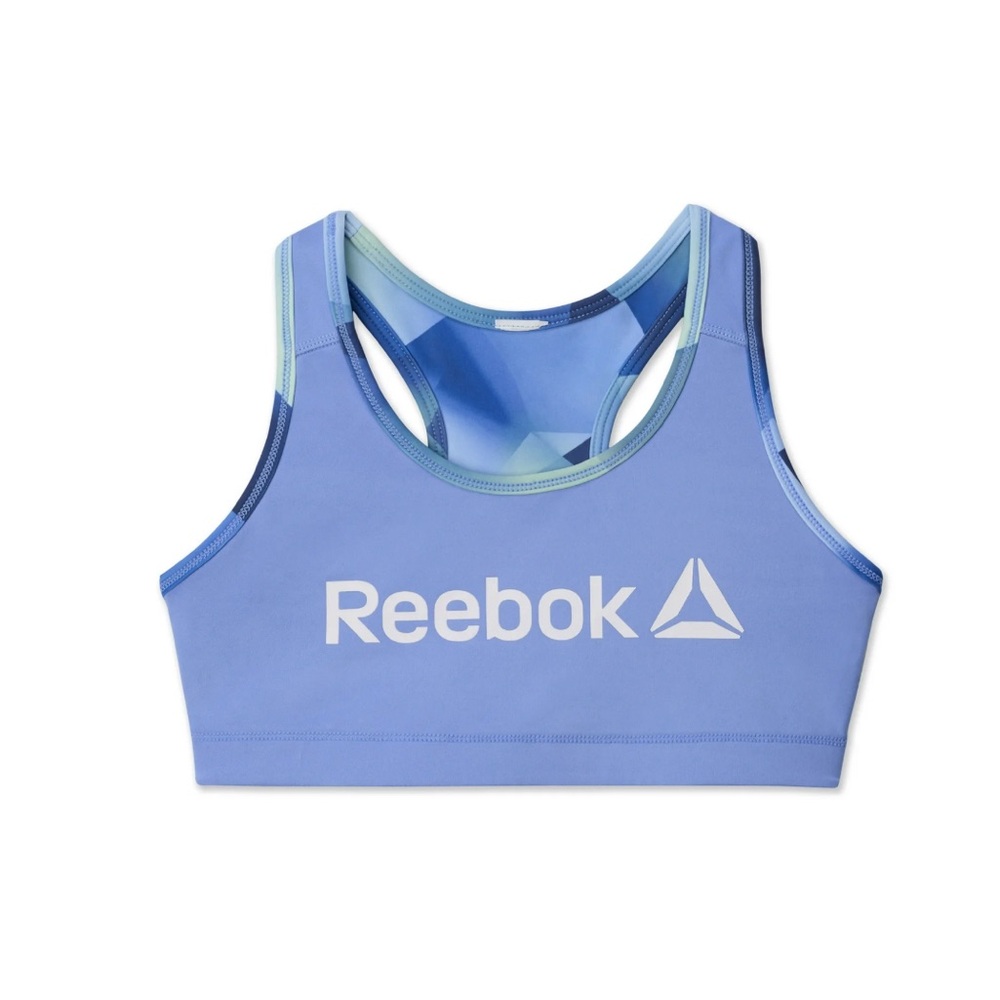 NWT Reebok Girl’s Active Ethereal Ombre Reversible Sports Bra